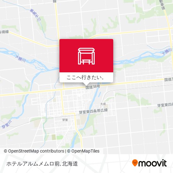 ホテルアルムメムロ前地図