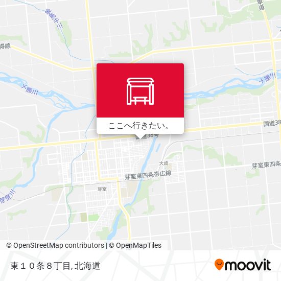 東１０条８丁目地図