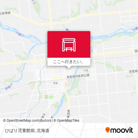 ひばり児童館前地図