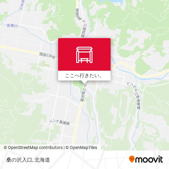 桑の沢入口地図