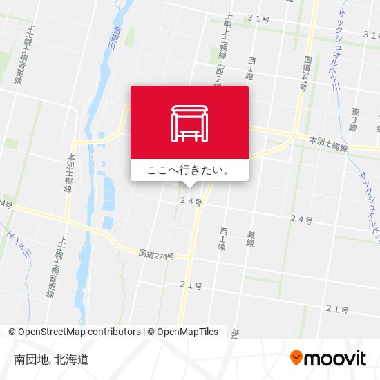 南団地地図