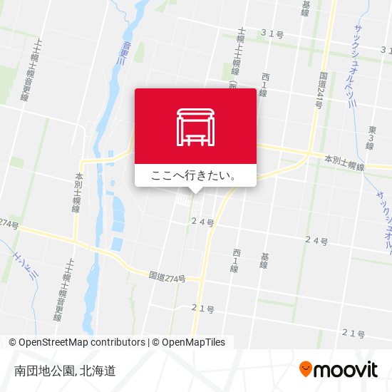 南団地公園地図