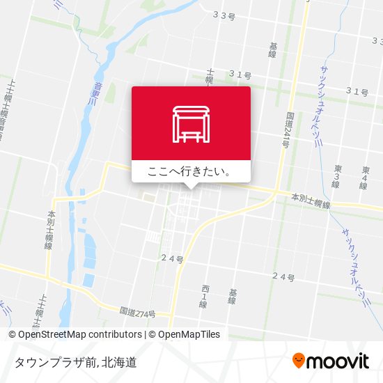 タウンプラザ前地図