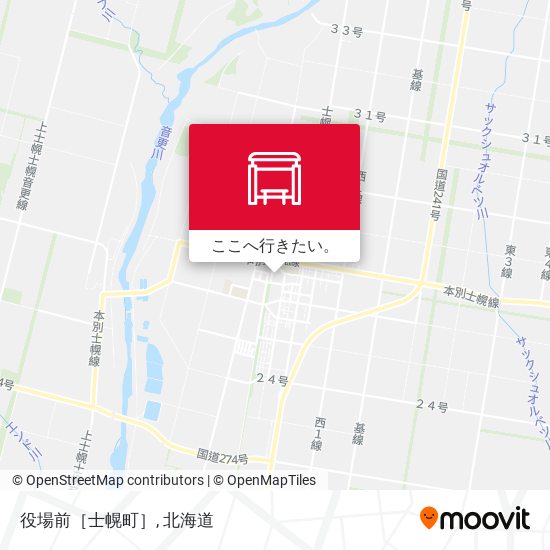 役場前［士幌町］地図