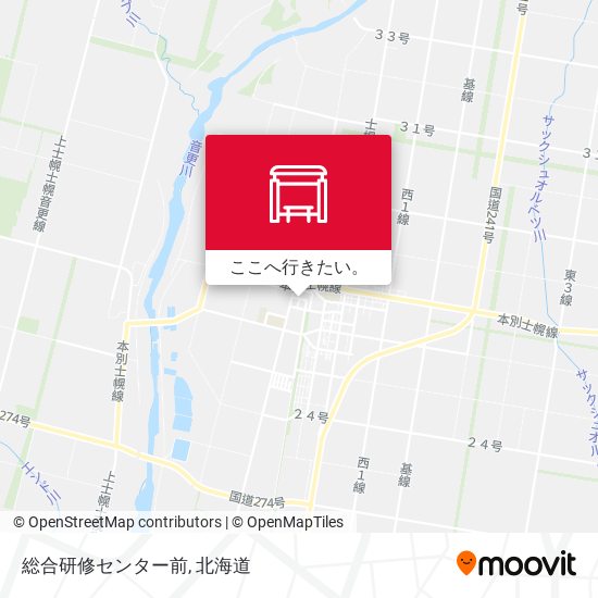 総合研修センター前地図