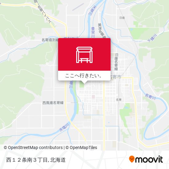 西１２条南３丁目地図