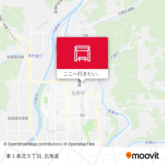 東１条北５丁目地図