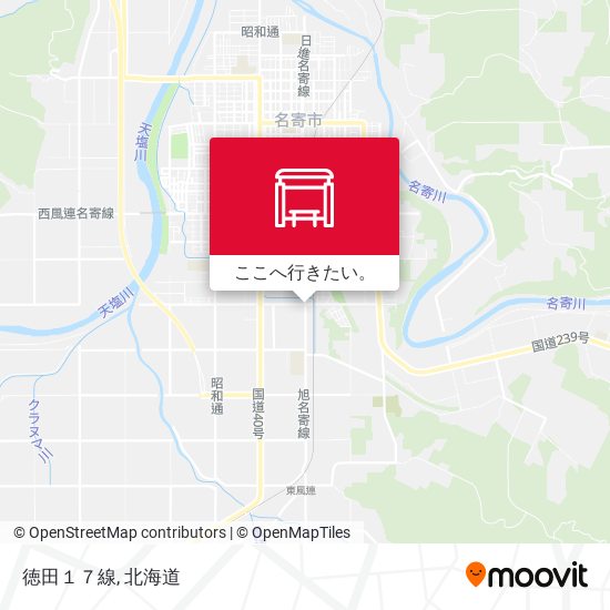徳田１７線地図