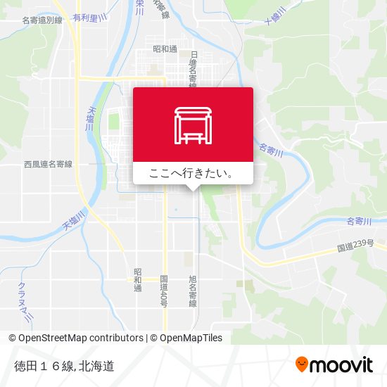 徳田１６線地図