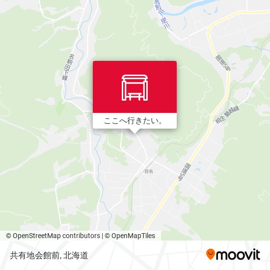共有地会館前地図