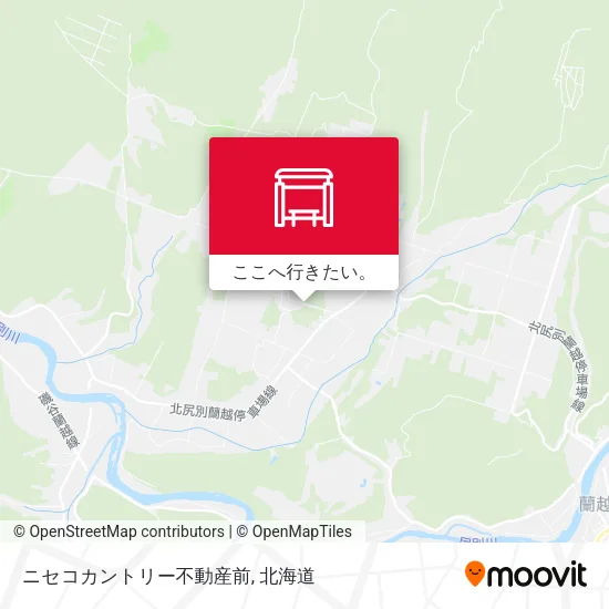 ニセコカントリー不動産前地図
