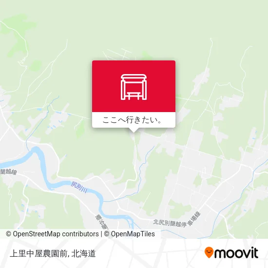 上里中屋農園前地図