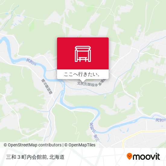 三和３町内会館前地図