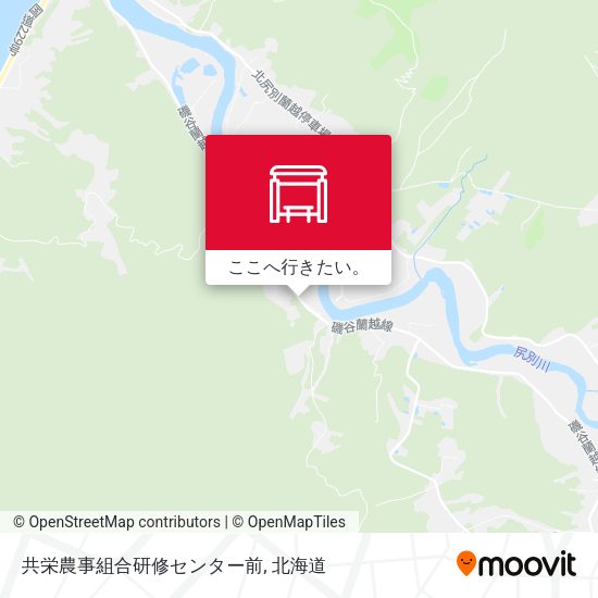 共栄農事組合研修センター前地図