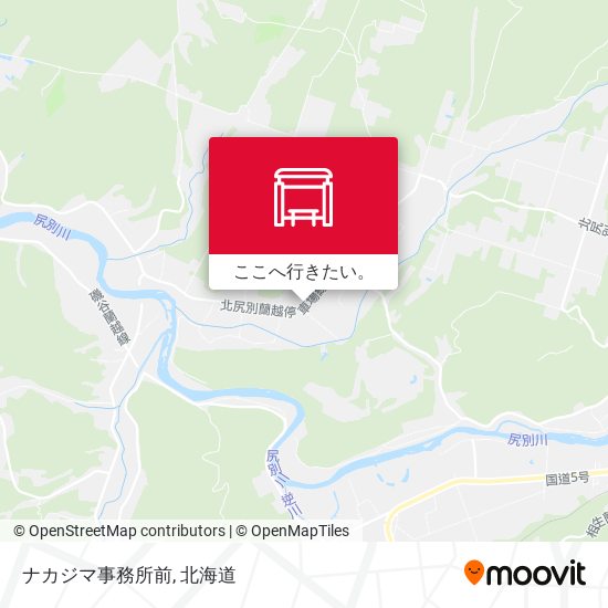 ナカジマ事務所前地図