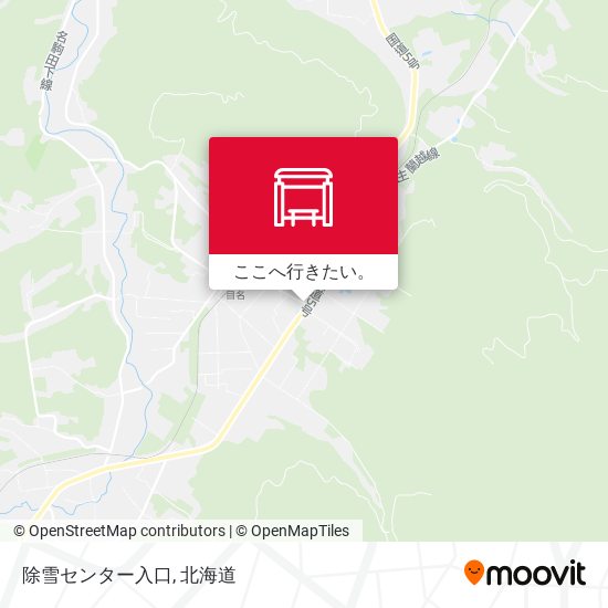 除雪センター入口地図
