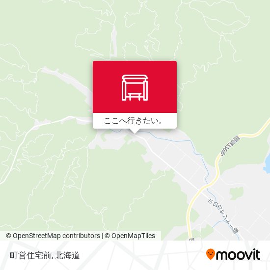 町営住宅前地図