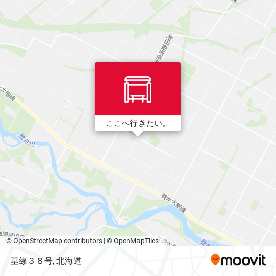 基線３８号地図