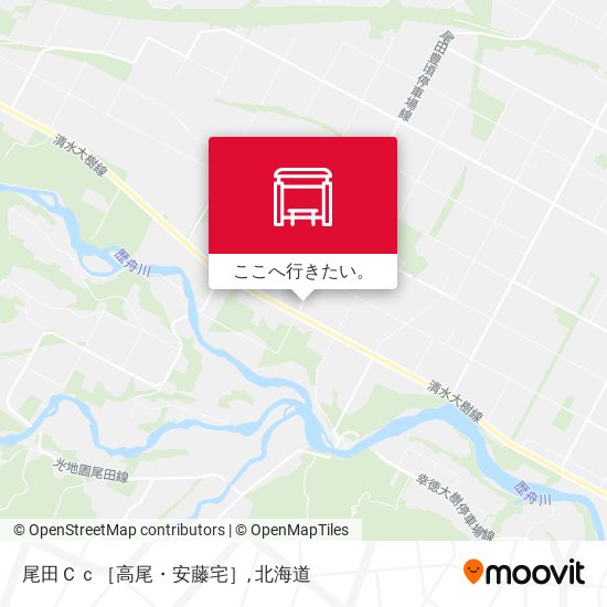 尾田Ｃｃ［高尾・安藤宅］地図