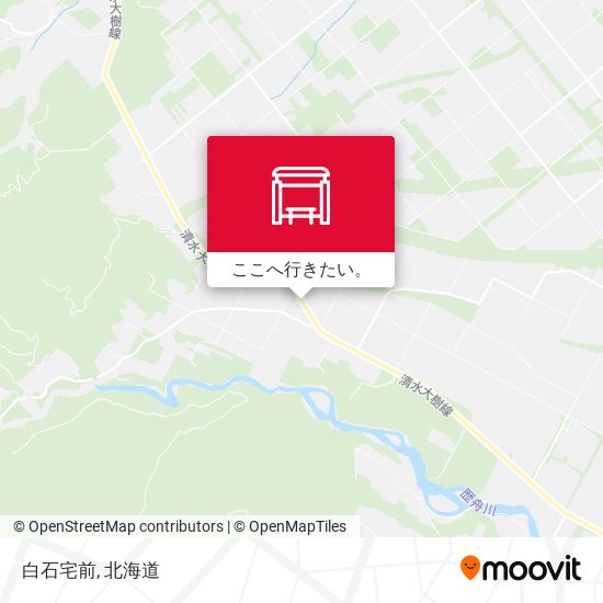 白石宅前地図