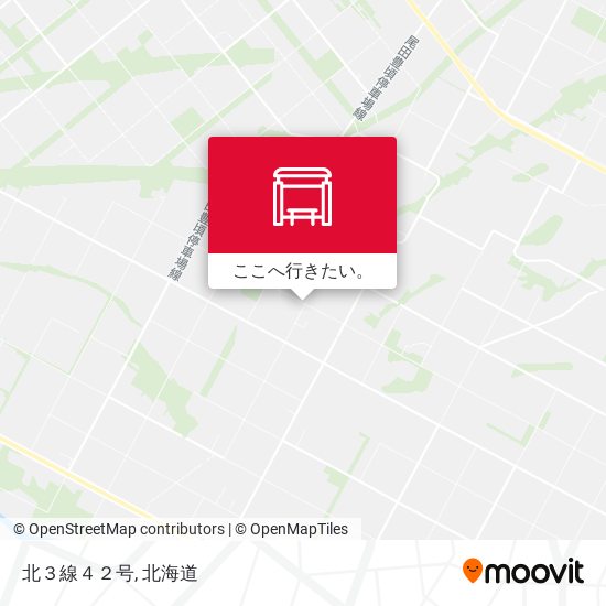 北３線４２号地図