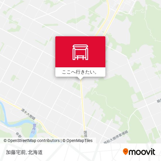 加藤宅前地図