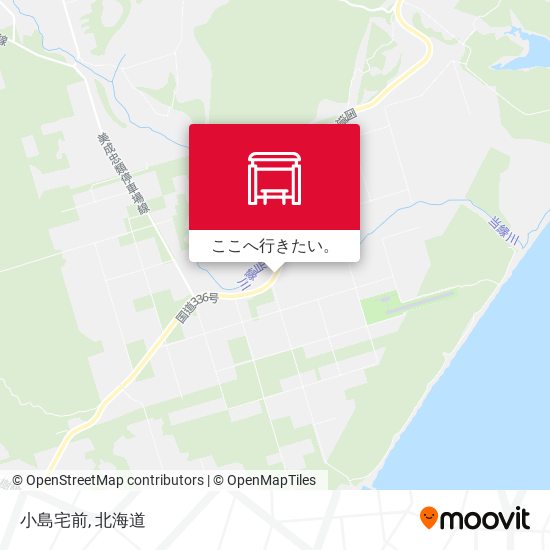 小島宅前地図