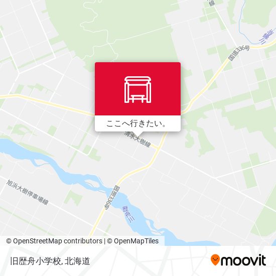 旧歴舟小学校地図
