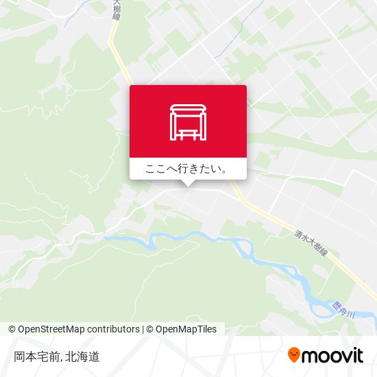 岡本宅前地図