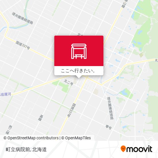 町立病院前地図