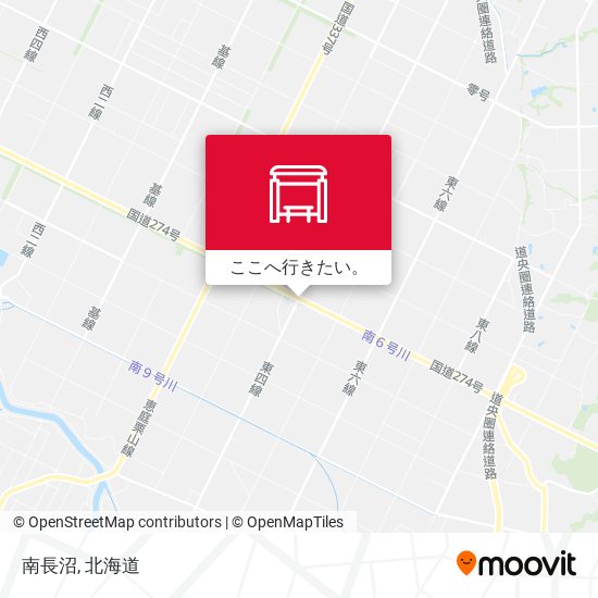 南長沼地図