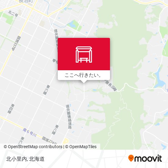 北小里内地図