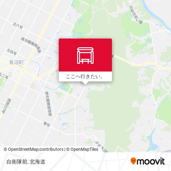自衛隊前地図