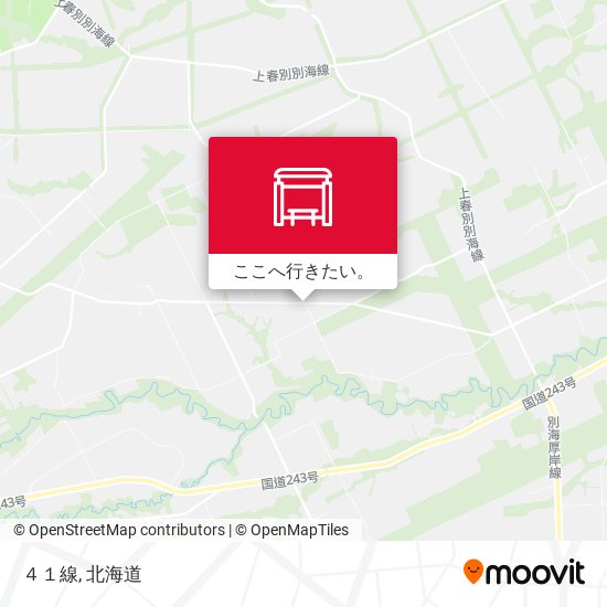 ４１線地図