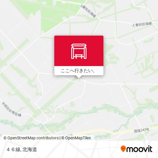 ４６線地図