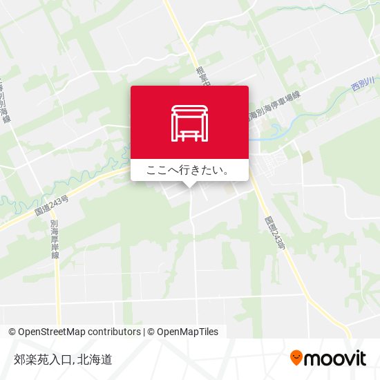 郊楽苑入口地図