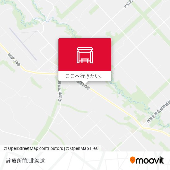 診療所前地図
