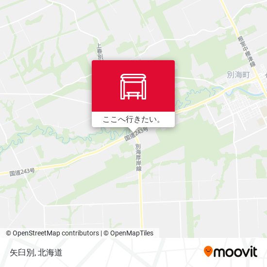 矢臼別地図