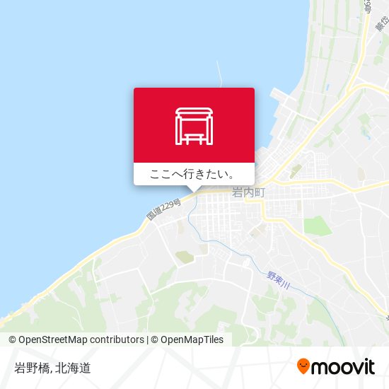 岩野橋地図