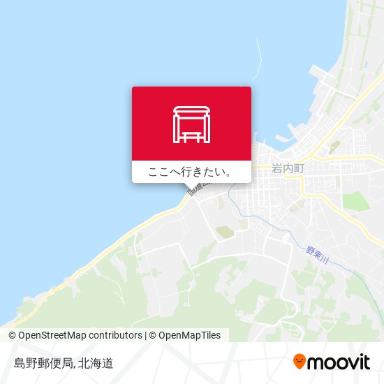 島野郵便局地図