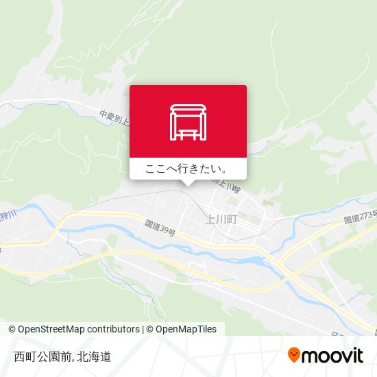 西町公園前地図
