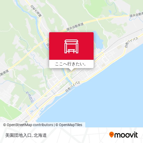 美園団地入口地図