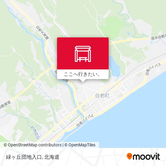 緑ヶ丘団地入口地図