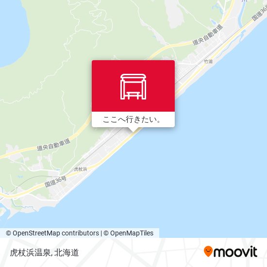 虎杖浜温泉地図