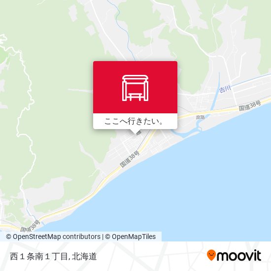 西１条南１丁目地図