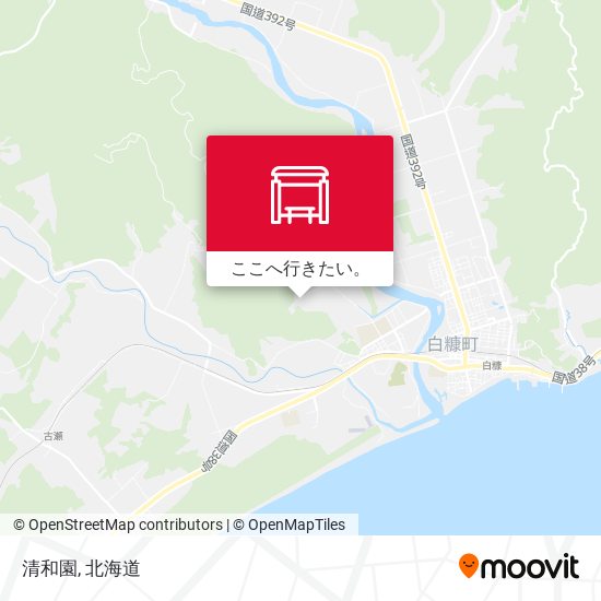 清和園地図