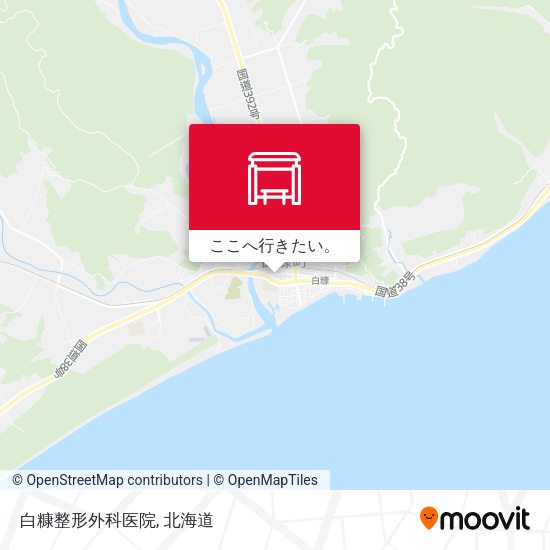 白糠整形外科医院地図