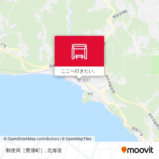 郵便局［豊浦町］地図