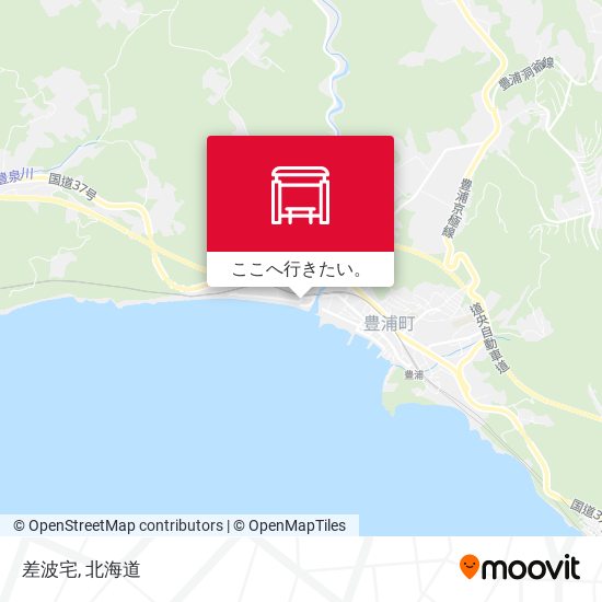 差波宅地図