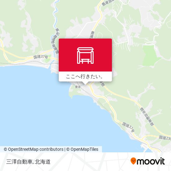 三澤自動車地図